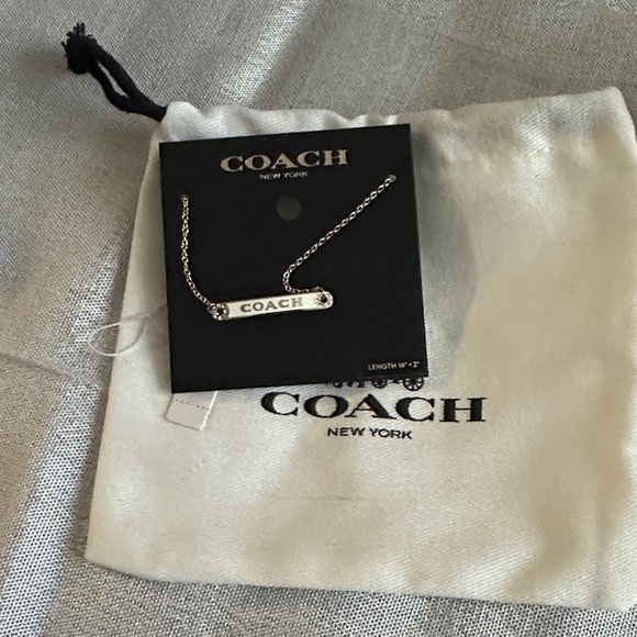 Coach Silver -Tone Logo Bar Bracelet (NWTs) Dust bag included. - Picture 4 of 4